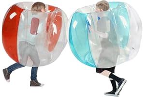 Inflatable Bumper Balls for Kids, 2Pcs PVC Human Hamster Ball for Playground Yard, 35x29.5