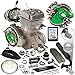 Flying Horse 66/80cc EPA Approved Silver Angle Fire 2-Stroke Bicycle Engine Kit primary