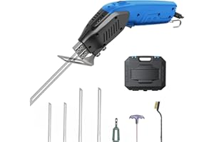 RONGTER 200W Air-Cooled, Electric Hot Knife - Foam Cutting Tool with Blades & Accessories Use Foam Cutter for Engraving and DIY Handmade