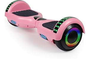 FLYING-ANT Hoverboard, 6.5 Inch Self Balancing Hoverboards with Bluetooth and Flashing LED Lights, Hover Board for Kids Teenagers