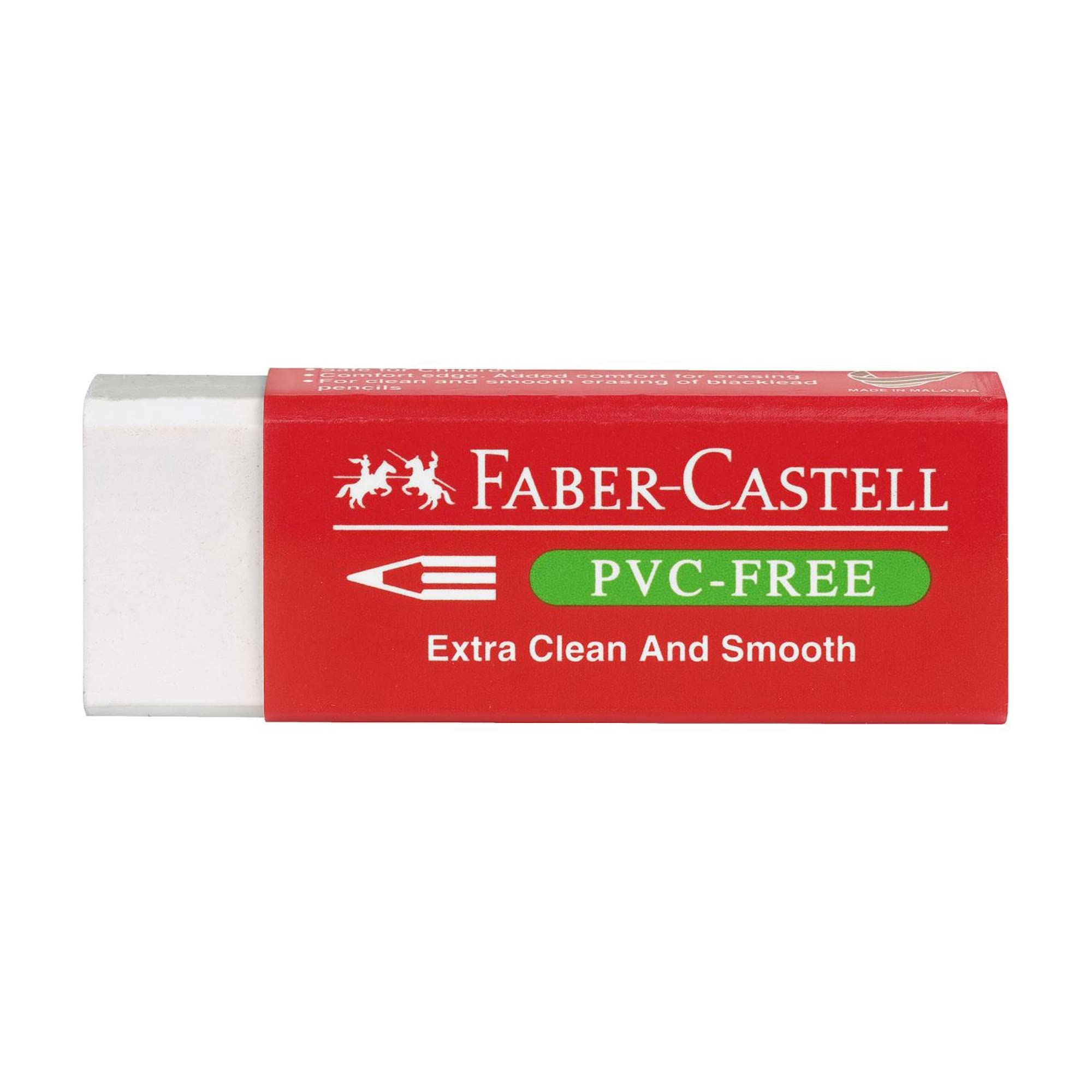 Faber-Castell 189520-BOX20 PVC Free Erasers (Pack of 20)