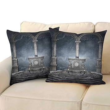 Amazon Com Pillow Covers Gothic Roman Style Stone Altar Super