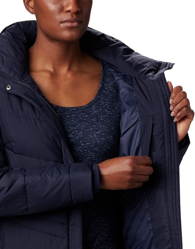 Columbia 哥伦比亚 Peak to Park 防水 中长款女式连帽保暖棉服夹克 1.5折.96 海淘转运到手约￥281