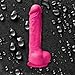 Colours Pleasures Silicone Dong Dildo, Pink, 5 Inch