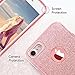 Truecore （2 Pack Glass Film+Case） iPhone 6 6s 4.7 Inch Case Kits, Fashion Luxury Protective Hybrid Beauty Crystal Rhinestone Sparkle Glitter Hard Diamond Case Cover for iPhone 6s/6 (3-Layer) (Pink)