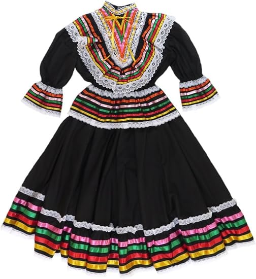 little girl traditional mexican dress