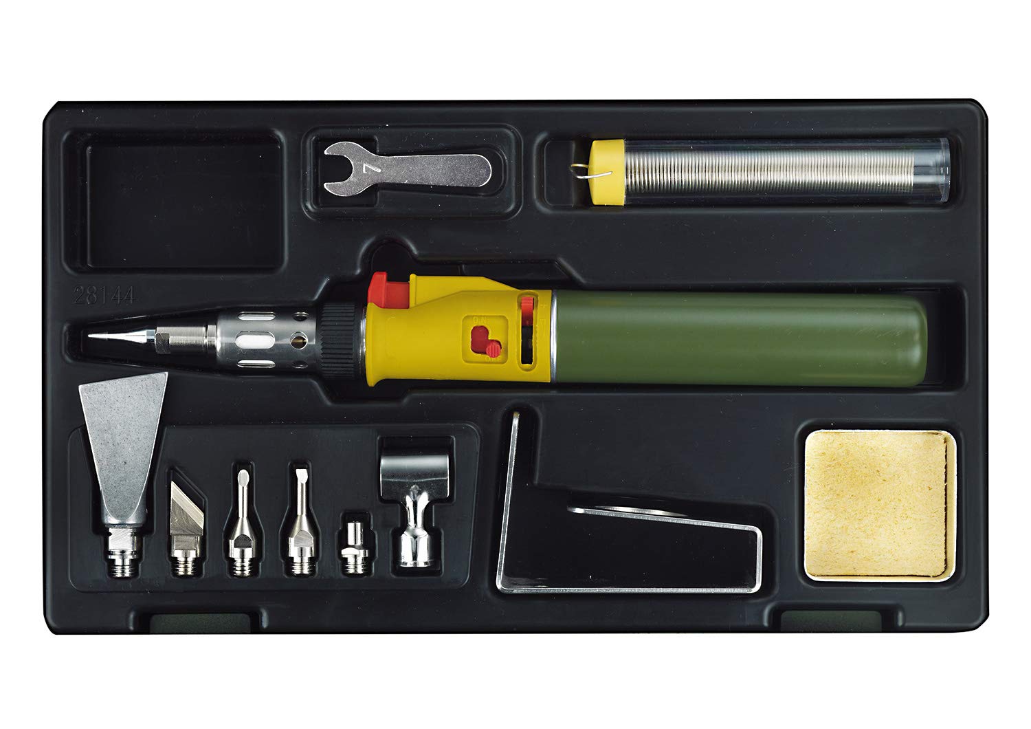 Proxxon 28144 MICROFLAM Gaslötset MGS zum Hartlöten von filigranen Teilen max. 1.300° Celsius Flammtemperatur