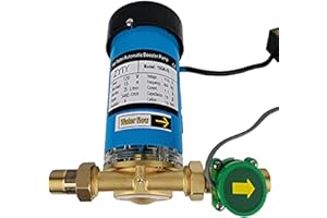 ZYIY 120W Water Pressure Booster Pump for Home 115V 25L/min Demestic Tap Water Pipeline Automatic Water Booster Pump With Flow Auto Switch 1"Outlet 15m/49ft Solar Hot Cold Shower Pressure Booster Pump