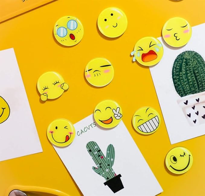 Liuer 20PCS Imanes de Nevera Pequeños Multiusos Junta de Borrado ...