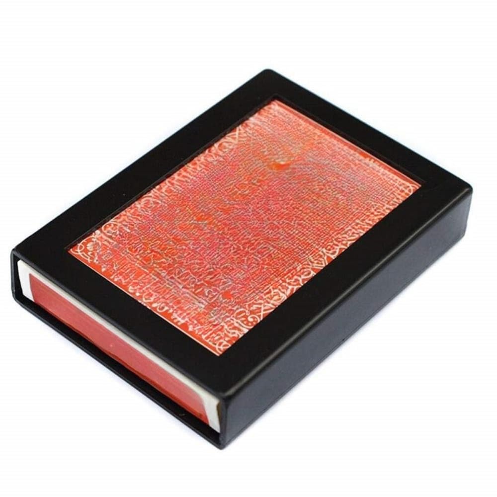 MilesMagic Magician's Vanishing Deck Disappearing Appearing Gimmick Cards Case Easy to Learn Mentalism and Baffling Illusion Close Up Magic Trick (Red Back)