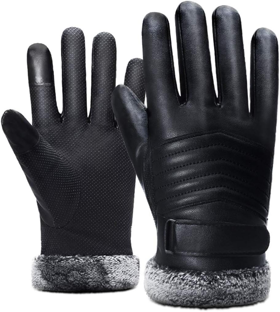 warm leather gloves