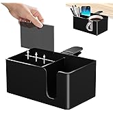 Yinqster 3-in-1 Clamp on Desk Organizer Cup Holder with Flexible Slots,Detachable Under Desk Storage for Cup, Phone & Pen,Computer Accessories and Office Supplies,Space Saving
