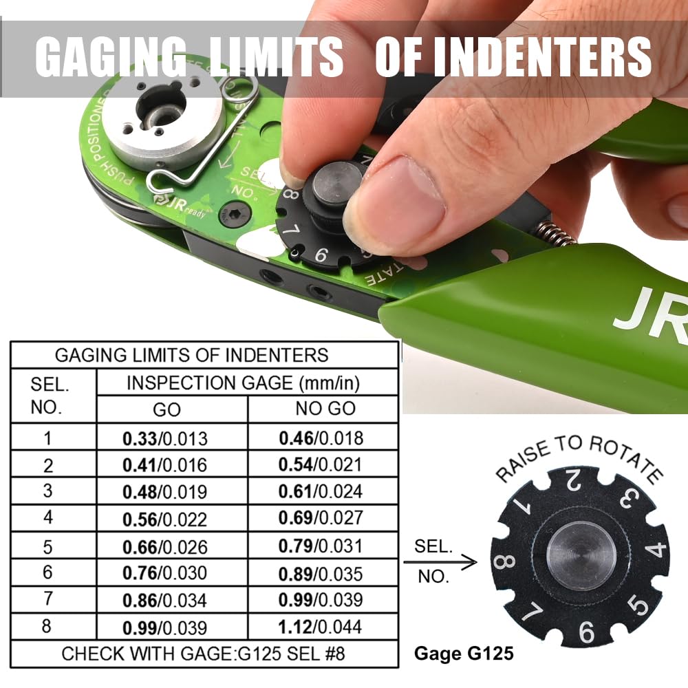 JRready ST2060AS2G M22520 2 01 Indent Crimper Kit NEWAS2G 615717