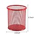 5 Pieces Metal Mesh Pen Holder Pencil Cup Holder Pen Organizer Pencil Holder for Desk Office and School, 5 Colors