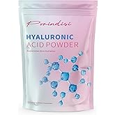 Pure Hyaluronic Acid Powder for Skin & Face, Organic Hyaluronic Acid, Low & High Molecular Weight, Sodium Hyaluronate, Food Grade, Hydration & Anti-Aging Supplement, Hyaluronic Acid Serum Powder