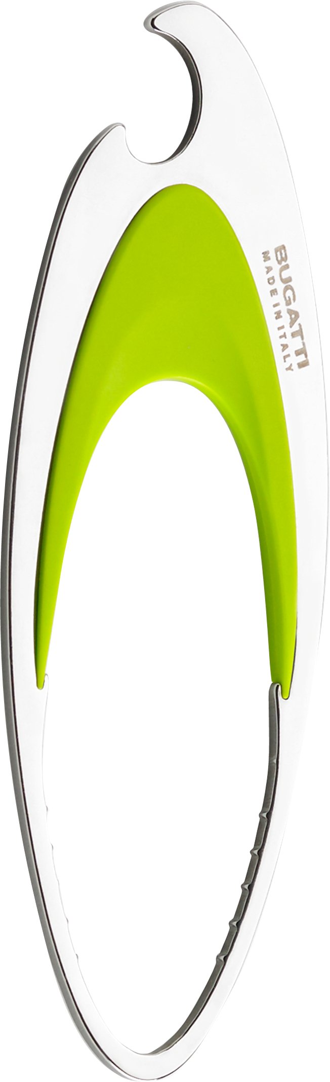 BUGATTI 31-7080cmu Sam Bottle Opener ABS Plastic/Stainless Steel Green 14 x 4.5 x 0.5 cm