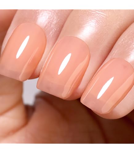 Amazon.com : Jelly Gel Polish, 0.5 Fl Oz Coral Peach Jelly Nail
