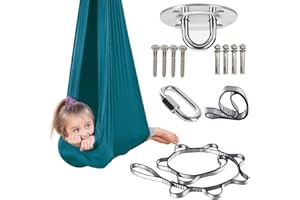 LWOLTSA Sensory Swing for Kids and Adults Indoor Therapy Swing for Autistic Children Cuddle Swings Hammock Has Calming for ADHD Sensory Processing Disorder