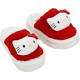 Bioworld Hello Kitty Plush Character Heads Women's Brown Mules