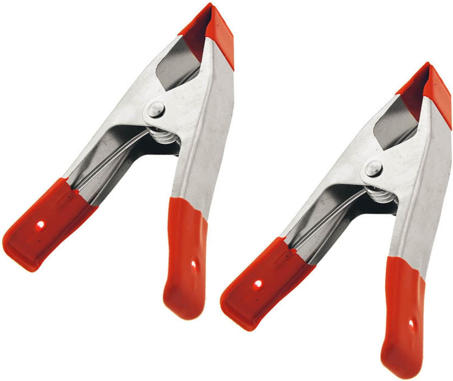 COSMALL@ 3 Pack 4'' Metal Spring Clamp with rubber coated ends clamp 4 inch for MARKET STALL TARPAULIN clip grip or MULTI Purpose