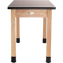 National Public Seating NPS 24x60 Modern Solid Ash