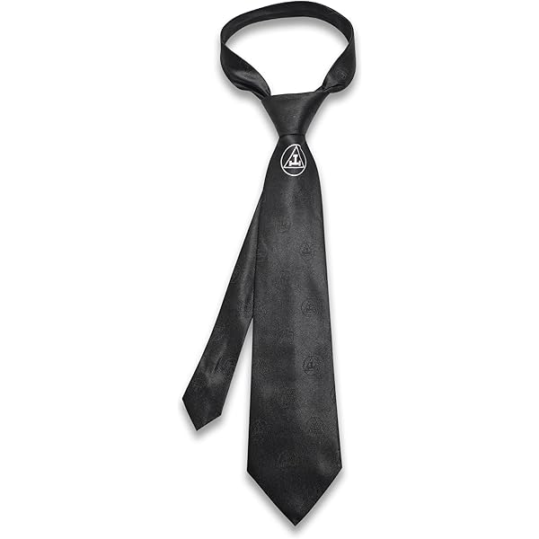 thumbnail image 2 of Premium Allied Masonic Degrees Tie – Freemason Blue Lodge Neckties Silk 2 of 10