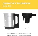 Drew & Cole Soup Maker 1.6L 900W - Chunky or Smooth - Easy Clean view 9