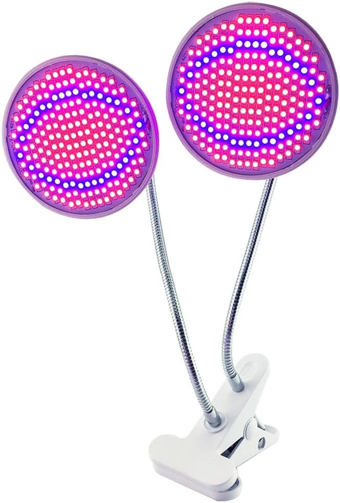 LED Grow Light 400 LED with Desk Clip 360 Degree Flexible Gooseneck Growing Lamp for Plants Flowers Indoor Hydroponics Greenhouse Garden Plant Grow Lights for Vegetables