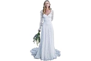 WaterDress Beach Wedding Dresses for Bride 2025 Lace Boho Bridal Wedding Gowns WDW002