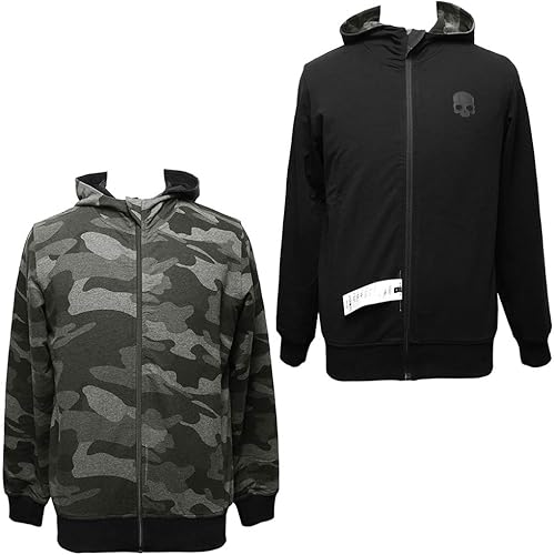 Amazon ハイドロゲン Hydrogen パーカー メンズ リバーシブル ジップアップ 並行輸入品 M Hydrogen ハイドロゲン シューズ バッグ