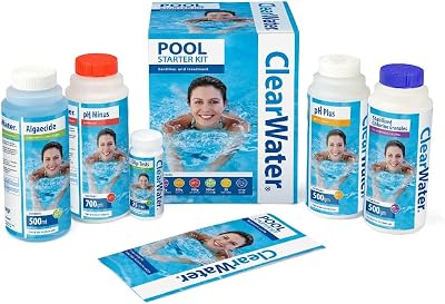 Clearwater Pool Chemical Starter Kit for Above Ground Pools and Paddling Pools