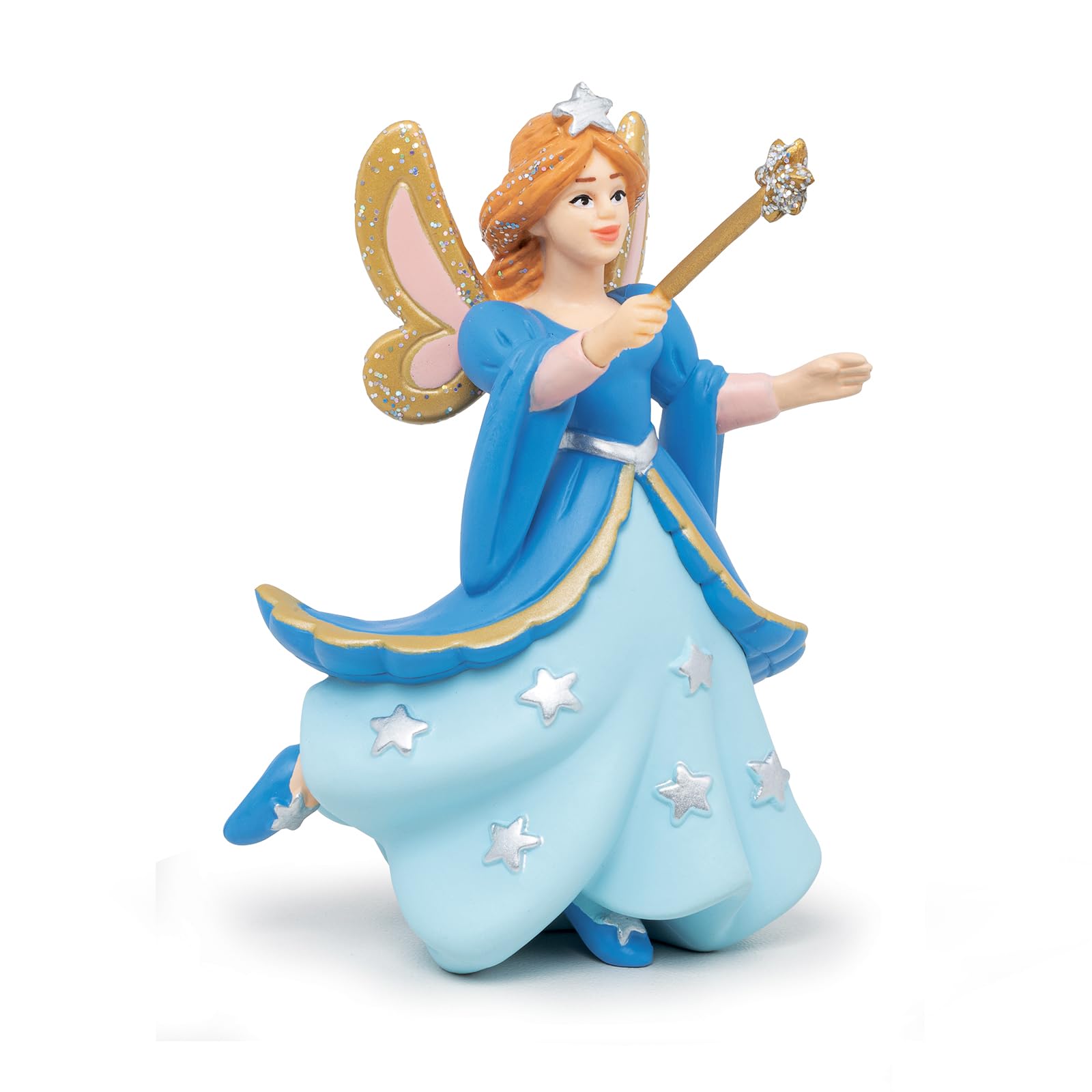 PAPO - Realistic Blue Star Fairy Figure - Ages 3+ - Enchanted World Collection - Creative Play Fairy World - Gift Idea Toy for Girls and Boys