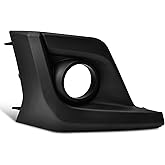 Quctaki Fog Light Cover Bezel Front Left and Right Driver Side Passenger Side Black Incl. Light Hole Compatible with 2018-2020 Subaru Crosstrek Replace 57731FL082 57731FL092 (Right)