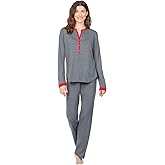Addison Meadow Pajamas for Women - Womans Pajamas Sets, Charcoal, L, 12-14