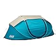 Coleman Pop-Up Instant Tent Sets Up in 10 Seconds, Portable & Lightweight 2/4 Person Tent with Adjustable Rainfly