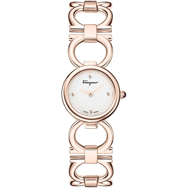 Amazon.com: Ferragamo Womens Watches Black 34 mm Gancino  display picture 3