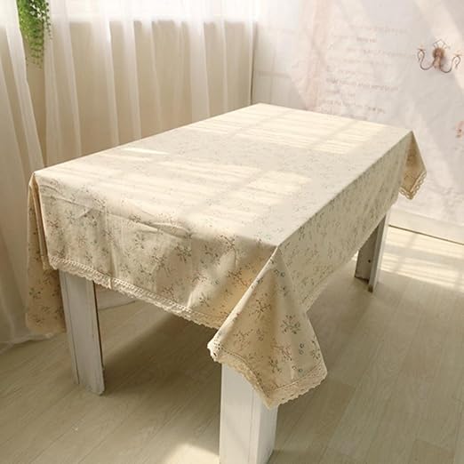 JIAAE Mantel Floret Clásico Europeo Manteles de Lino de algodón ...