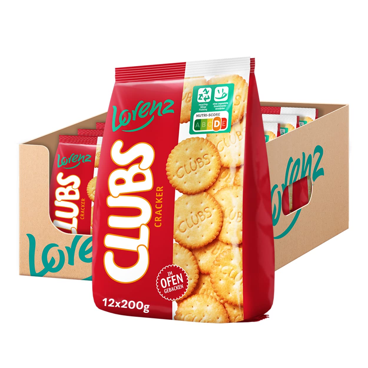 LORENZ | Clubs Original | 12 x 200 g | im Ofen gebacken