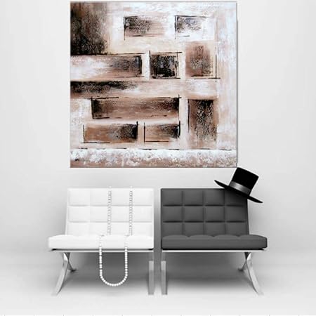 WSNDGWS Decoración para el hogar Pintado a Mano Serie Abstracta ...