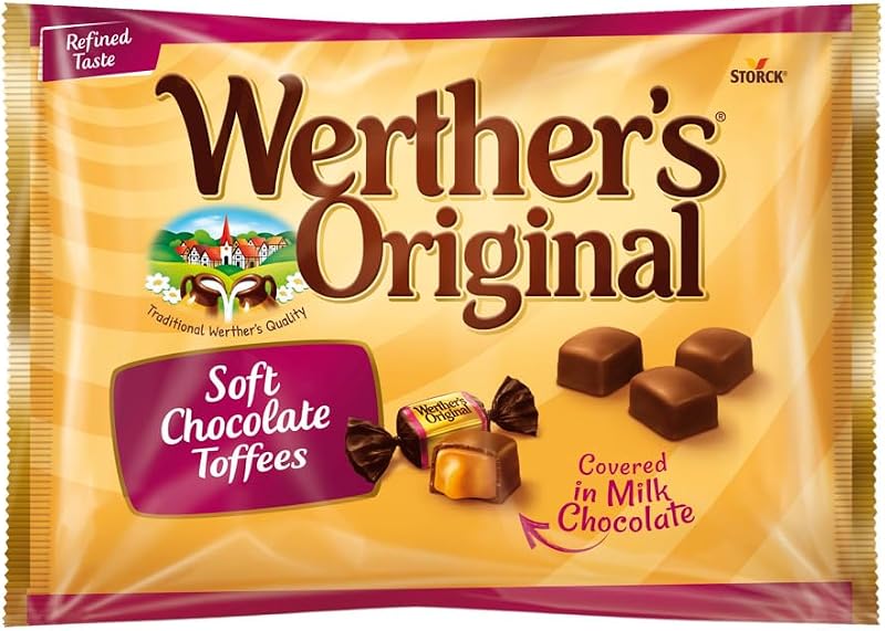 - Toffee Blandos con Chocolate - 1kg - Nata- Vegetariano