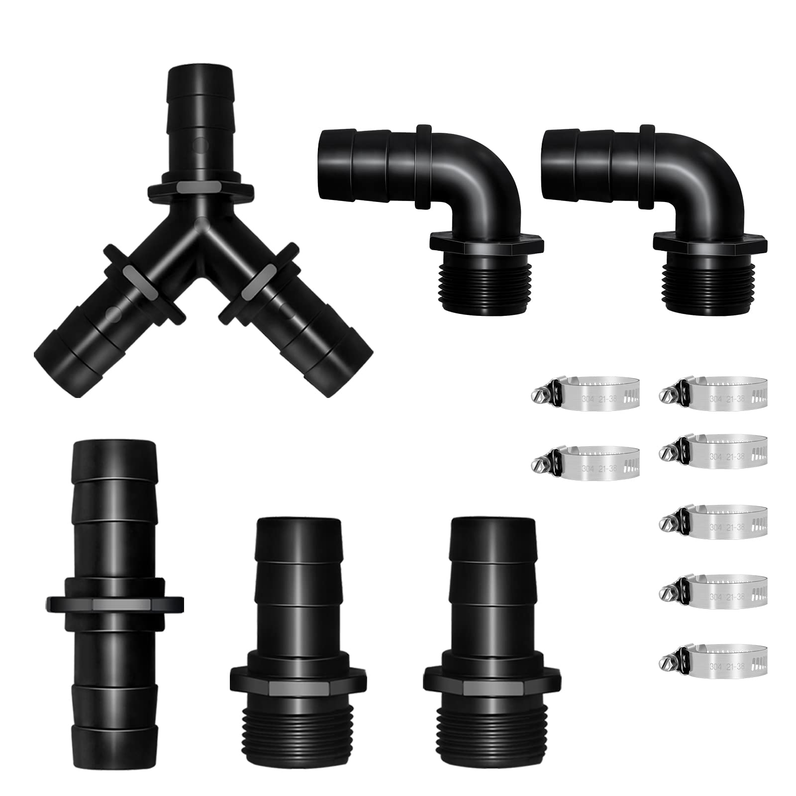 Longrun Hose Barb Elbow Fitting -6 Pieces Set — image 1