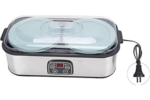 YUEHISY Yogurt Maker Machine Automatic Digital with 0 to 48H Timer & Temperature Control, 2L Capacity Stainless Steel Pot for