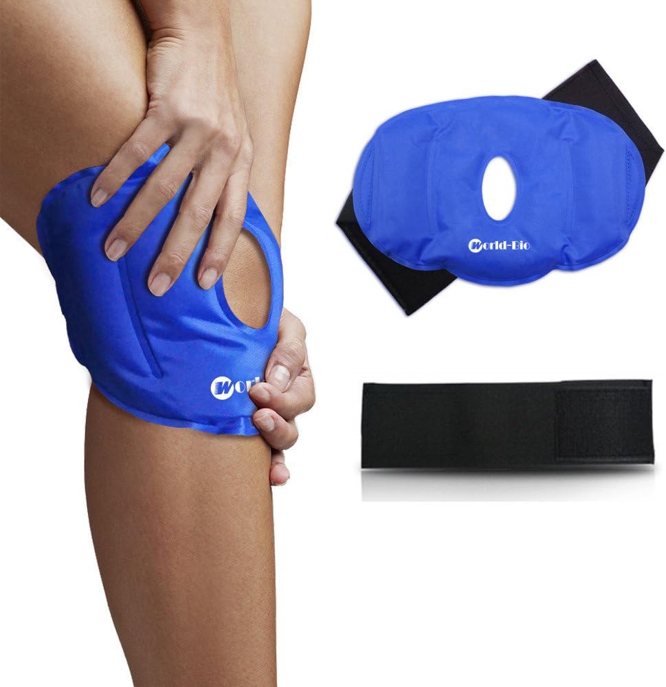 Ice Pack for Knee Reusable Gel Hot Cold Pack for Knee Replacement Surgery Pain Relief Ice Packs Wraps for Swelling Sports Injury - Image 4