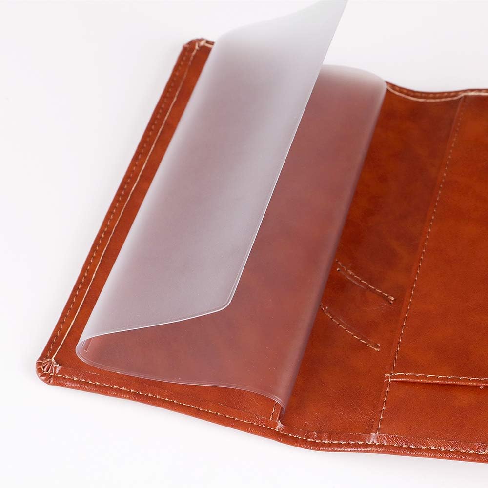 Checkbook Vinyl Protector Divider Inserts for Duplicate Checks Set of 2 by Aurya