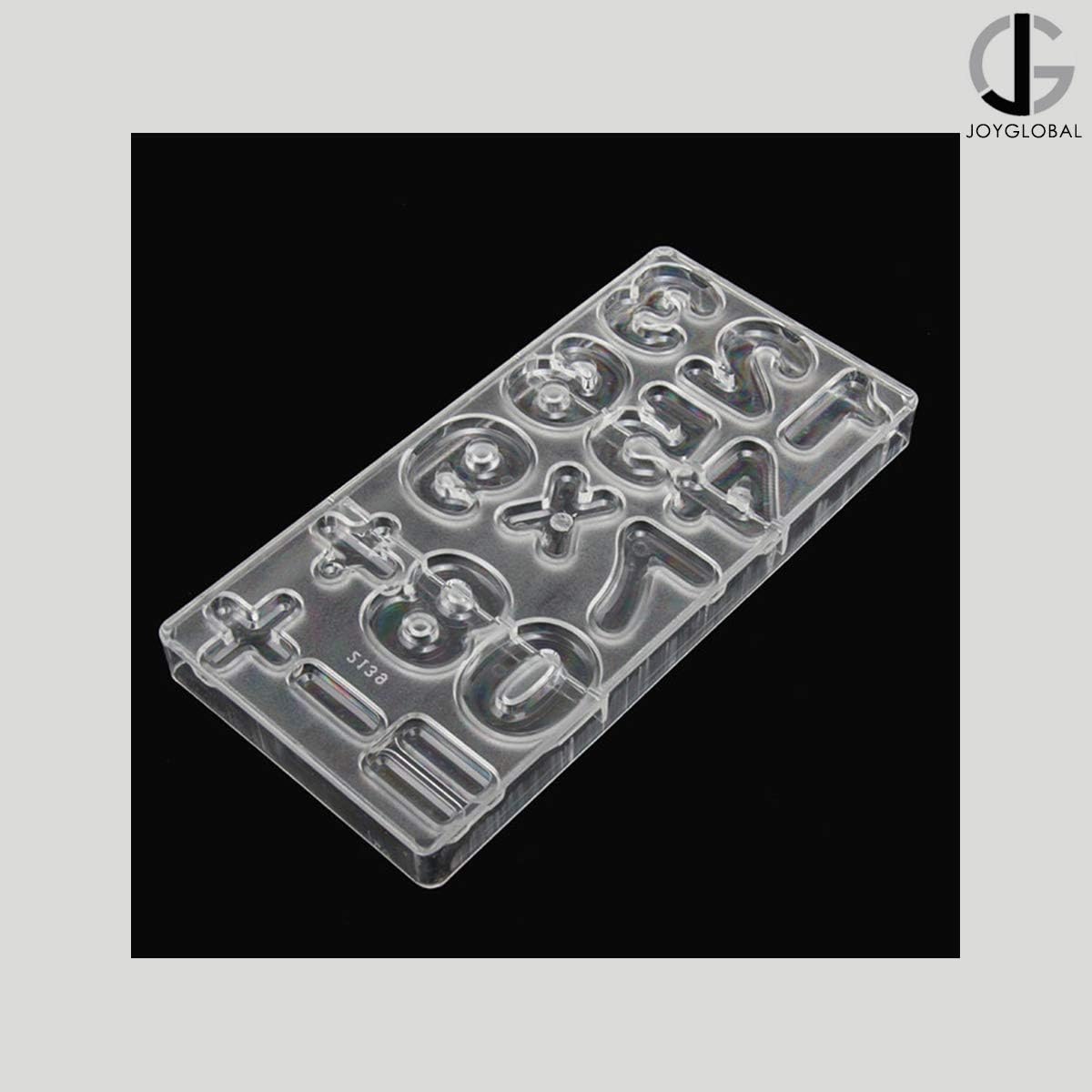 JoyGlobal Number 0 to 9 Numbers Multiplication Divide Equals Plus Minus Sign Chocolate DIY Polycarbonate Mould Outcome Weight Approx 10-11 g