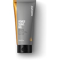 MANSCAPED® Power Shave Gel, Men's Soothing Head & Face Shaving Gel, with Witch Hazel & Gentle Liquid Exfoliants to Help Defen