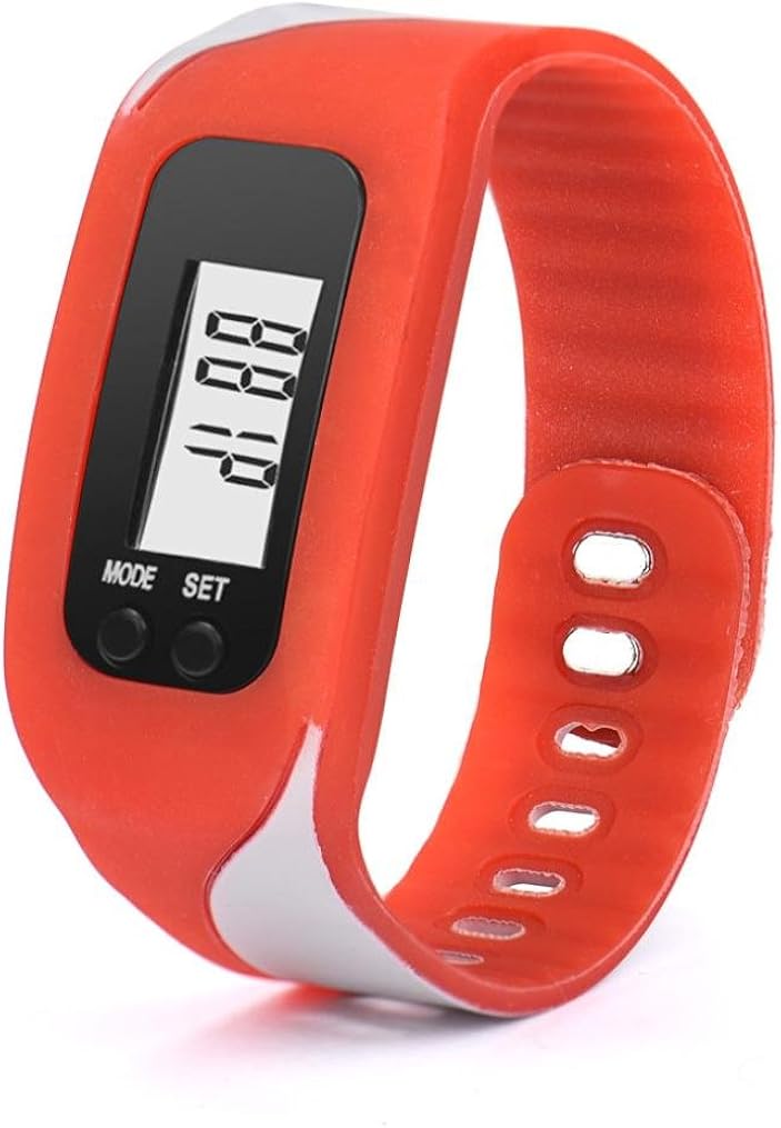 Pedometer, Women Fitness Bracelet Wristband for Running Walking