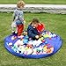Homecube Large 59 Inches Diameter Baby Kids Play Floor Mat Toy Storage Bag Organizer Blue