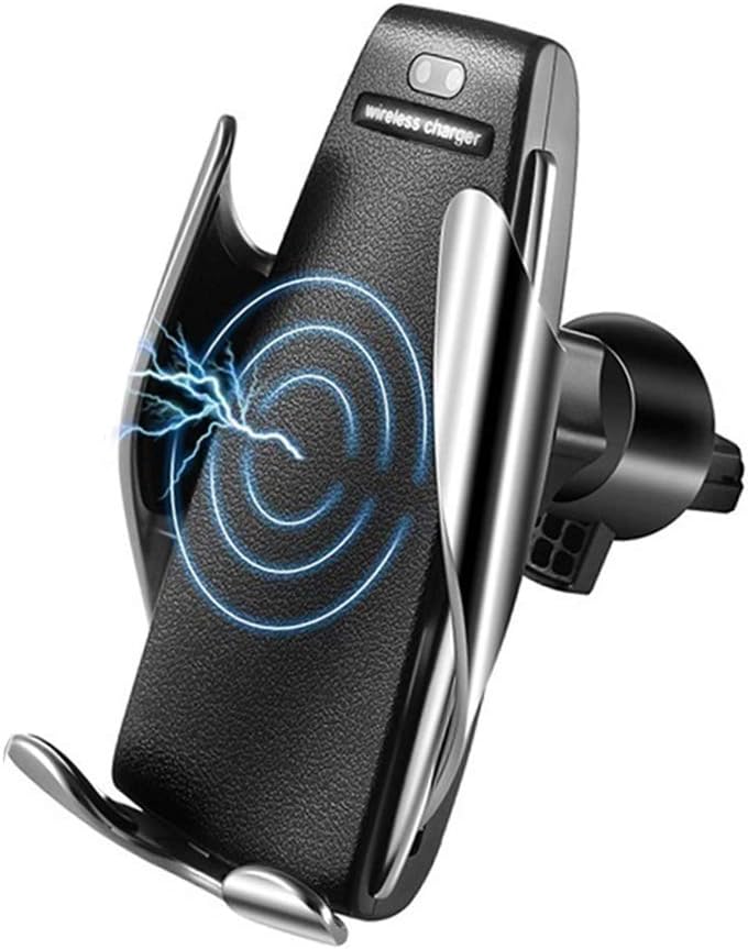 MAYROUND Automatic Clamping Qi Fast Wireless Car Charger Mount,Air Vent Phone Holder Charging Mount Bracket Compatible for iPhone Xs/Xs Max/XR/X/8/8 Plus,Samsung Galaxy S10/S10+/S9/S9+/S8/S8+/Note 9