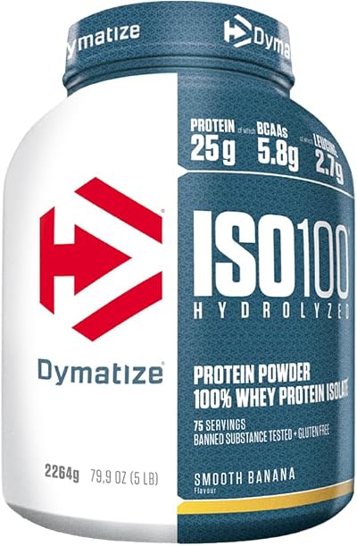 Dymatize ISO 100 Hydrolyzed Banana 2264g Whey Protein Isolate Hydrolysate